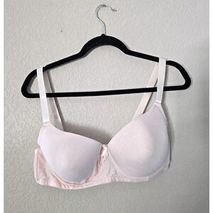 Sofra Pink Full Coverage Adjustable Straps Underwire T-Shirt Bra Plus‎ Size 40D
